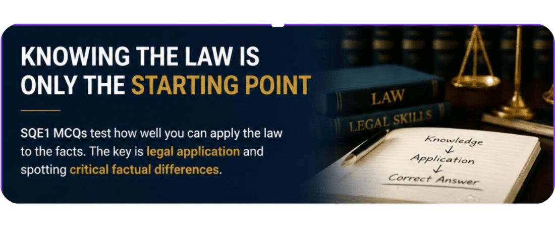Why Knowing the Law Is Not Enough to Pass SQE1