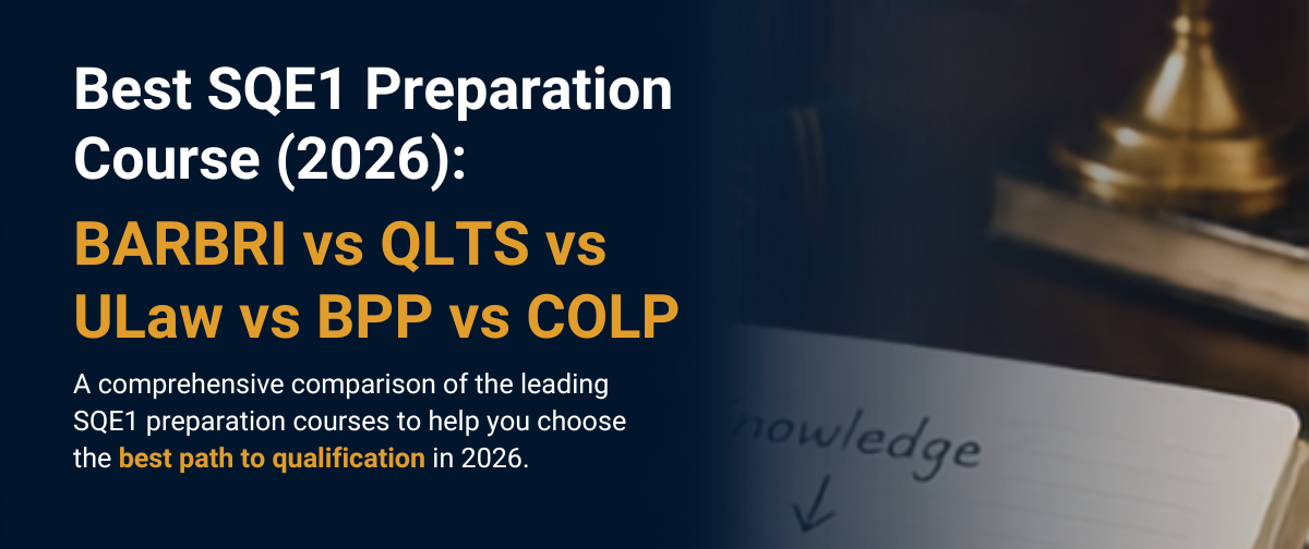 Best SQE1 Preparation Course (2026): BARBRI vs QLTS vs ULaw vs BPP vs COLP