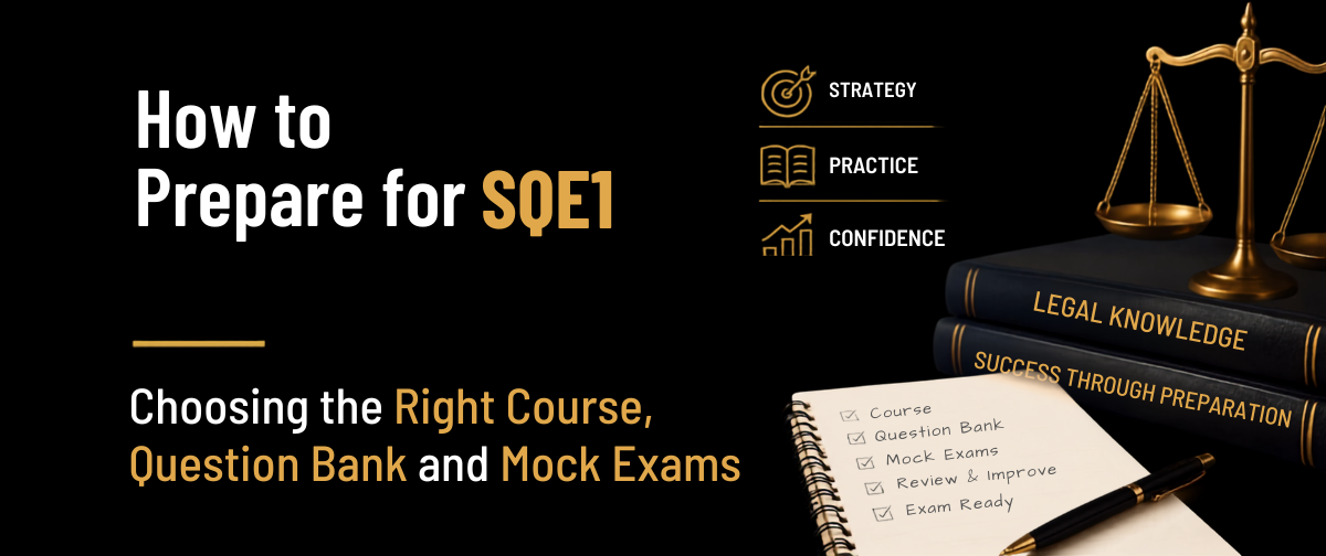 How to Prepare for SQE1: Choosing the Right Course, Question Bank and Mock Exams